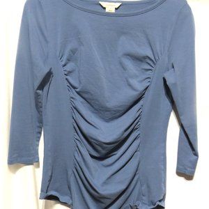 Sundance small medium-blue ruched top